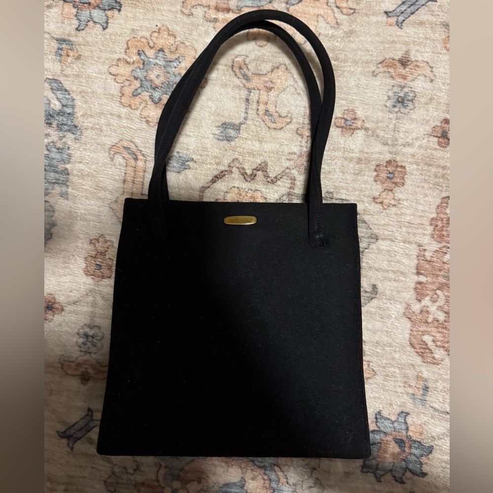 Vintage Lennox Bags Black Purse with mirror and comb